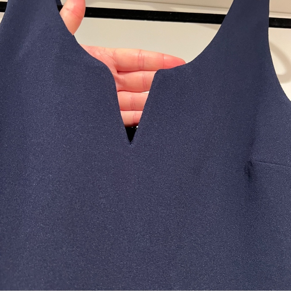 ROW A Navy Blue Jumpsuit - Picture 2 of 6